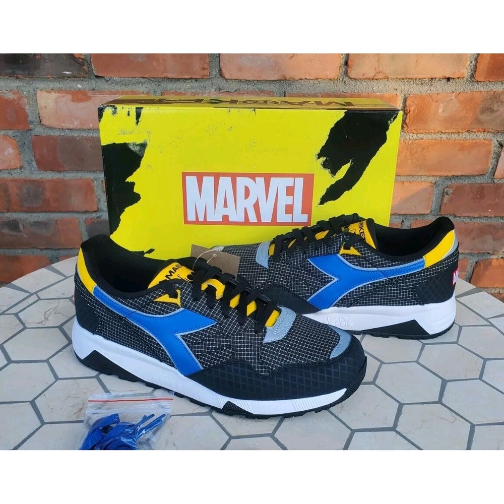 Sz 10.5 Diadora N9002 Wolverine Yellow Black Marvel Comics Xmen 97  Sneaker